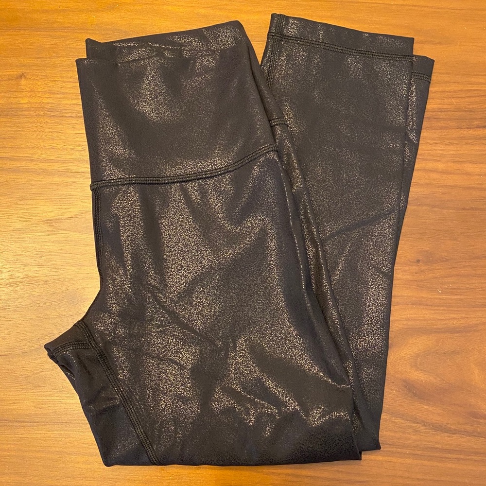 Lululemon Wunder Under High-Rise Black Crop 21”